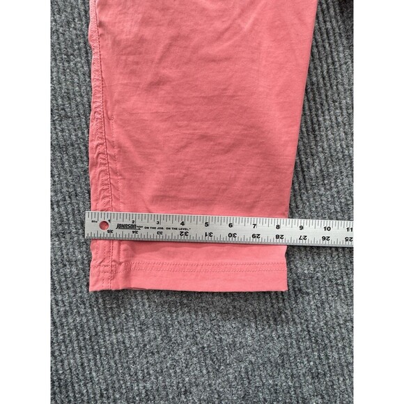 Eddie Bauer First Ascent Capri Pants Women 14 Pink Guide Pro Cargo Hiking EUC - Picture 10 of 11